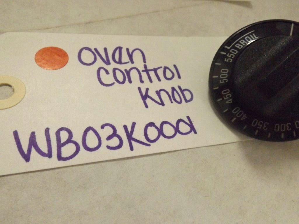 GENERAL ELECTRIC STOVE WB03K0001 OVEN CONTROL KNOB NEW GENERAL ELECTRIC STOVE WB03K0001 OVEN CONTROL KNOB NEW